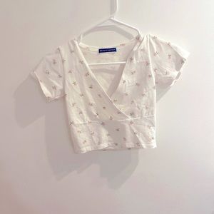 Brandy Melville Floral Amara Top!